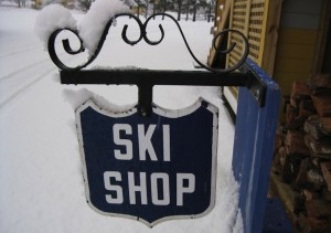 Ski Shop sign